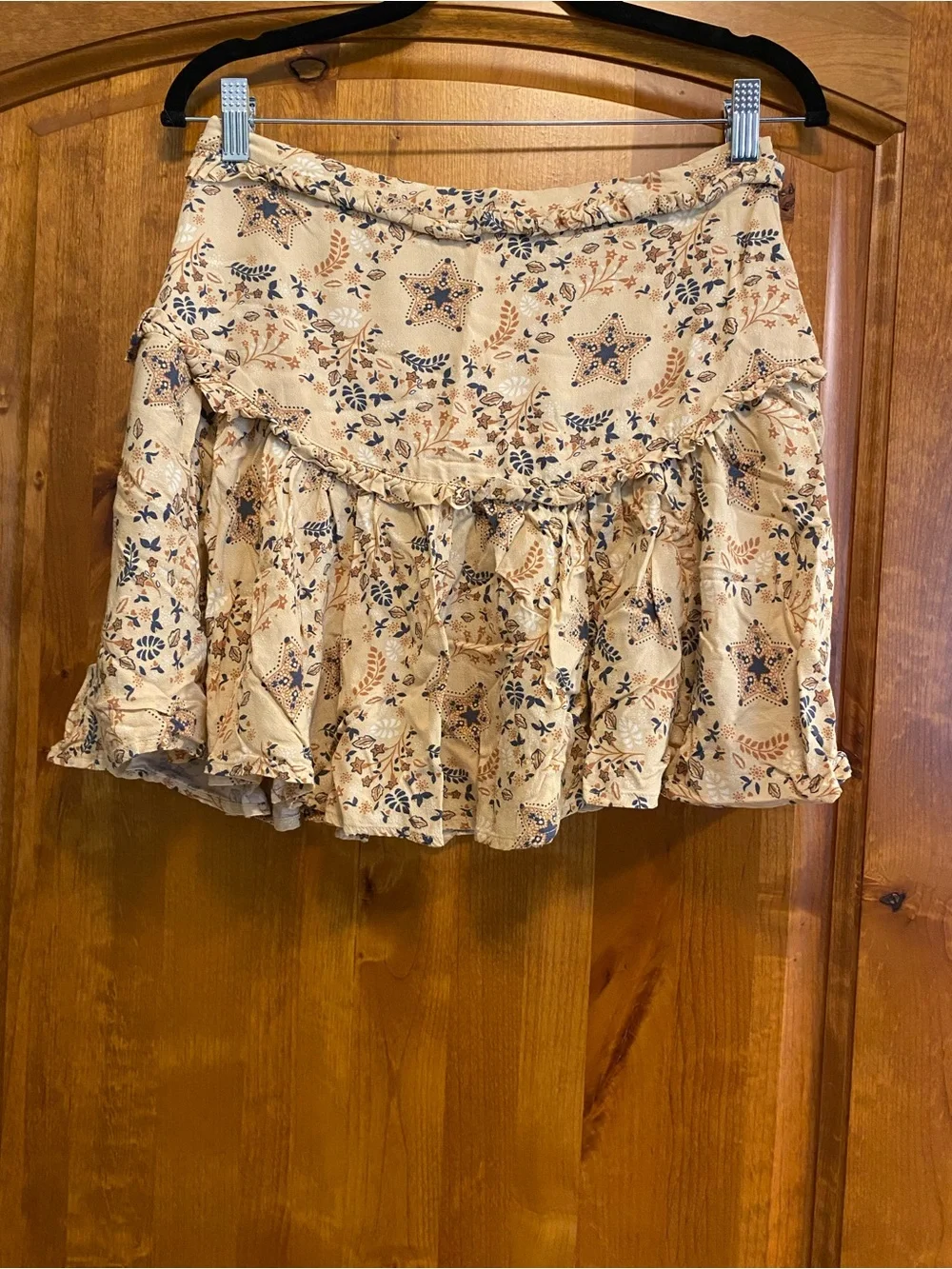 Spell Cream Floral Ruffled Circle Skirt - Picture 3 of 3